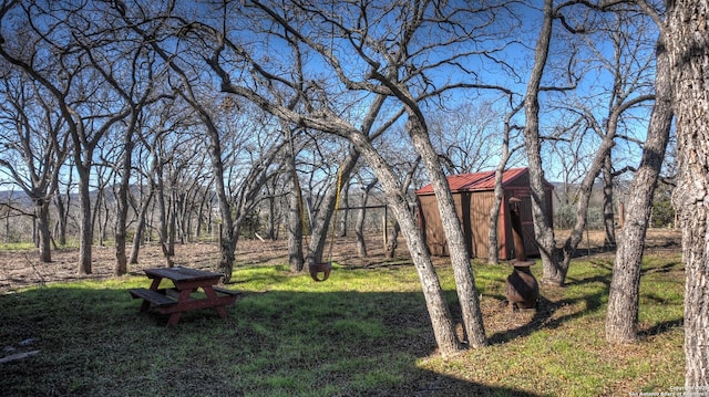 view of yard