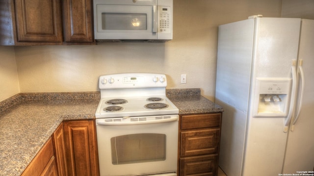 kitchen with white appliances