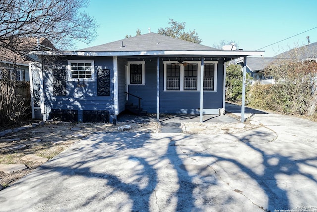 bungalow with a porch