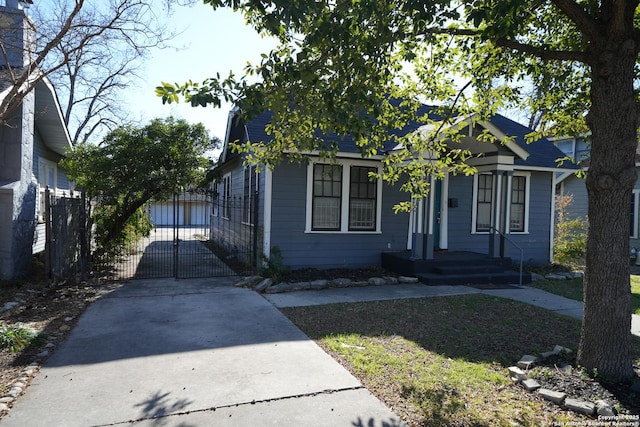 view of bungalow-style house