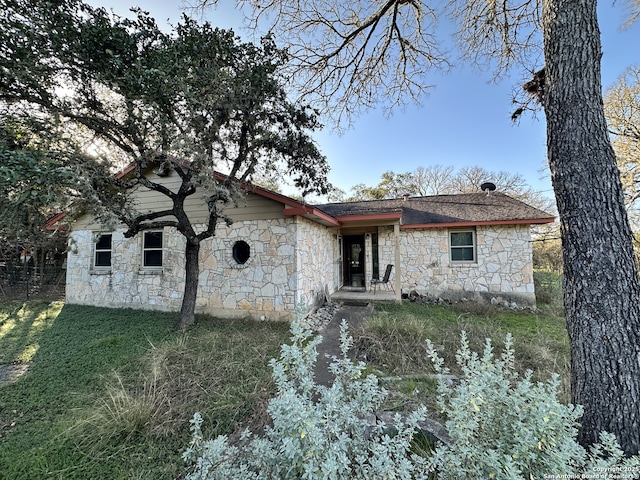 view of front of home