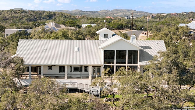 view of rear view of property