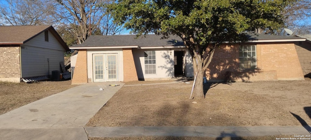 view of ranch-style home