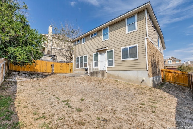 view of rear view of house