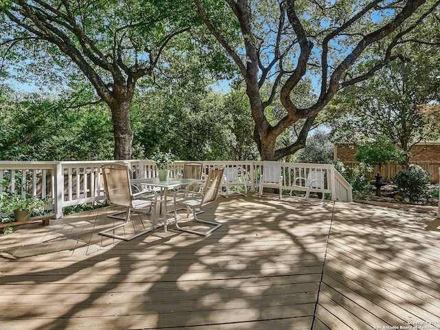 view of deck