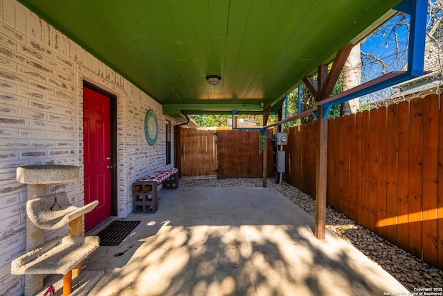 view of patio