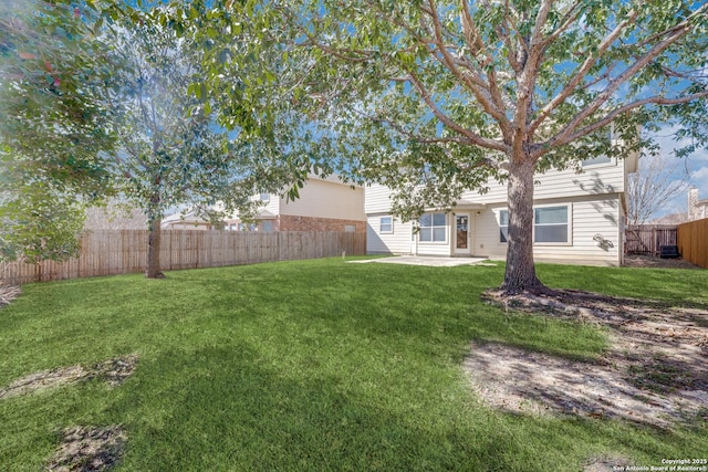 view of yard featuring a patio