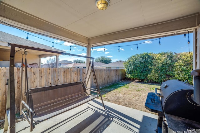 view of patio / terrace with grilling area