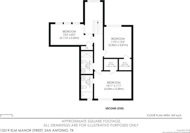 12519 Elm Manor St, San Antonio, TX 78230 - home floor plan