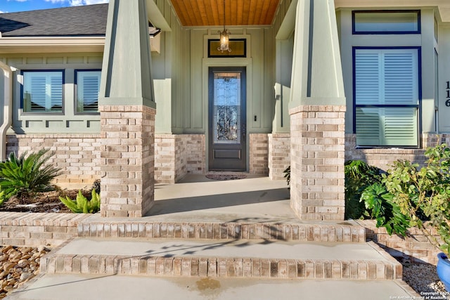 view of entrance to property