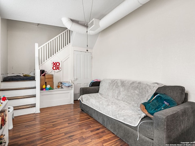 interior space featuring dark hardwood / wood-style floors