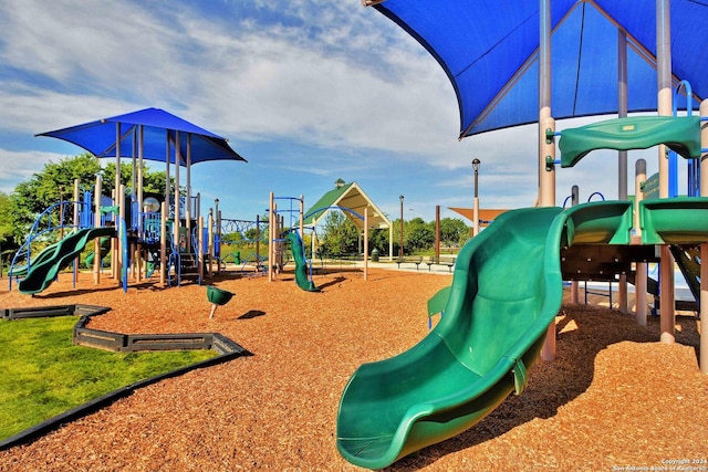 view of jungle gym