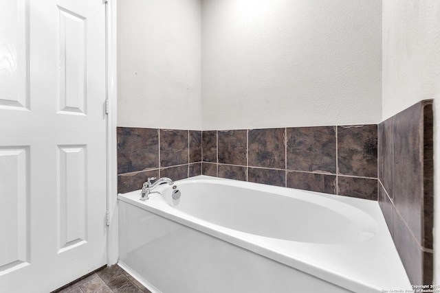 bathroom featuring a bathing tub