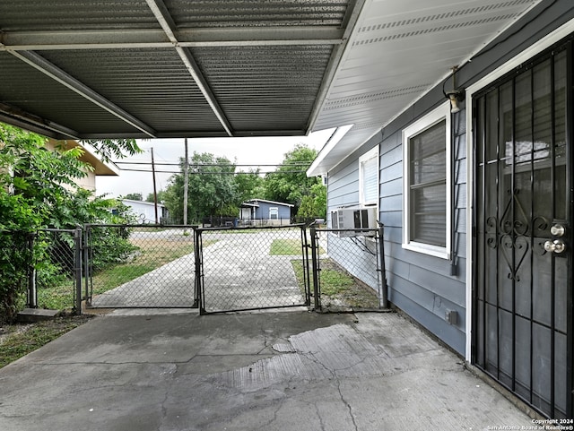 view of patio / terrace with cooling unit