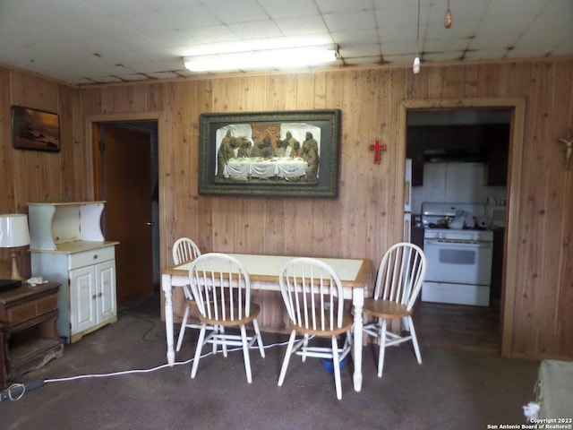 view of dining area