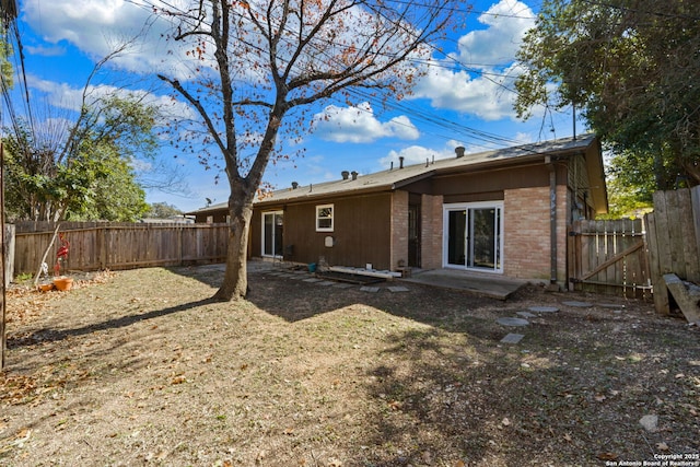 view of back of property