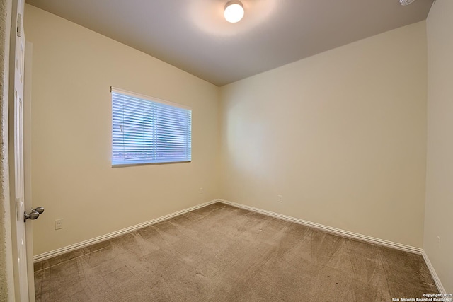 empty room with carpet floors