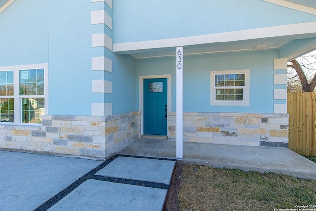 view of entrance to property