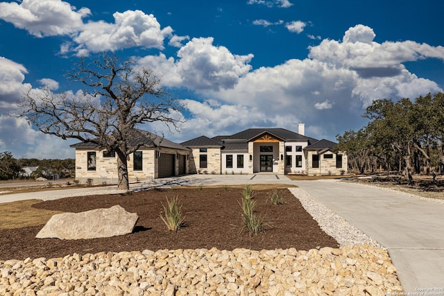 736 Johanna Ridge Rd, Bulverde, TX 78163 - view of front facade with a garage