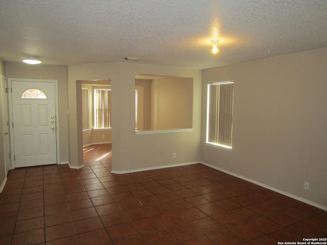 view of tiled foyer entrance