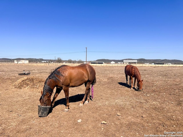 view of property's community featuring a rural view