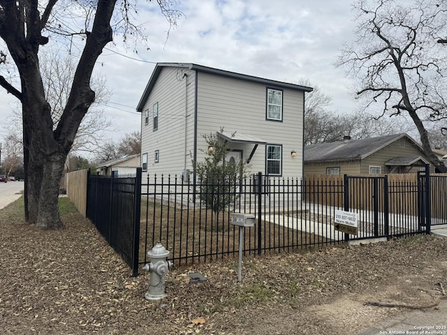 view of back of property