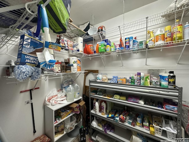 view of pantry