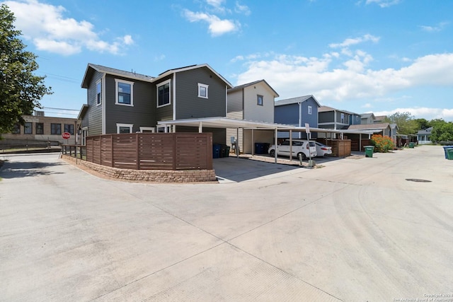 view of front of property