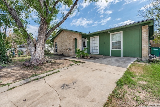 view of ranch-style house