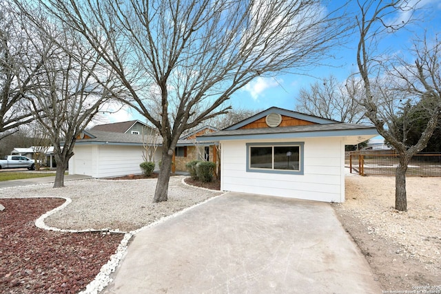 view of ranch-style house