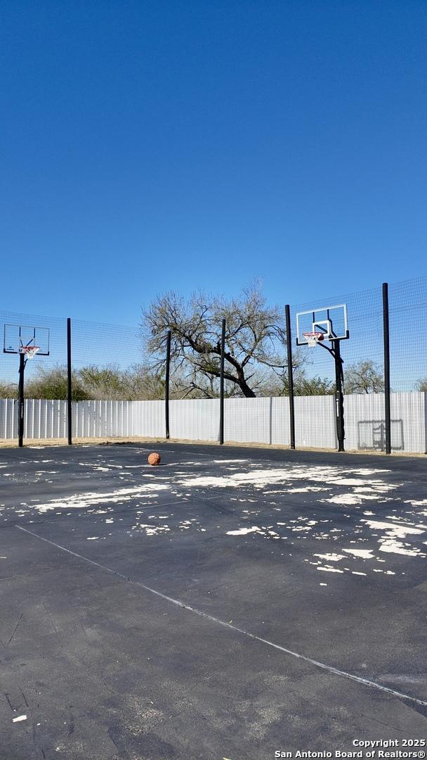 view of basketball court