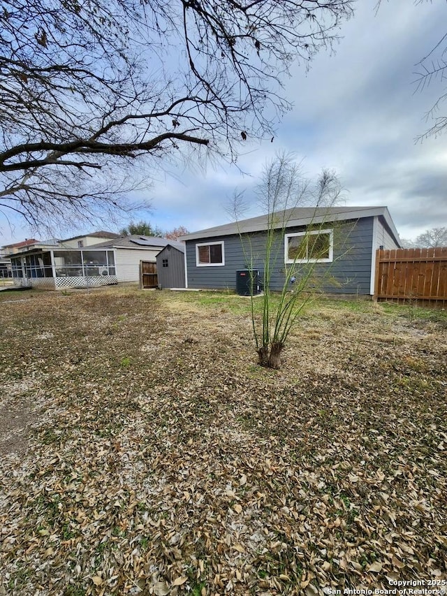 view of back of property