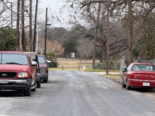 view of road