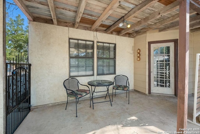 exterior space with a patio area