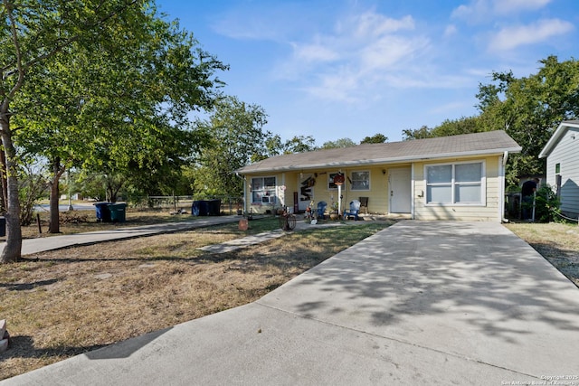 view of front of home featuring covered porch