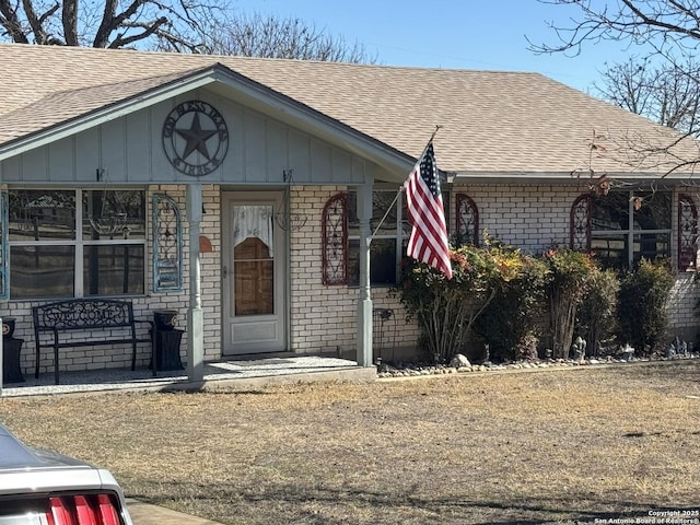 view of front of home