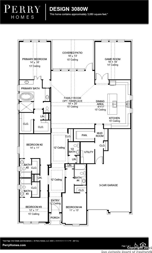 1716 Madden Hvn, San Antonio, TX 78245 - room layout