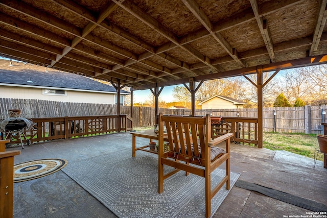 view of patio