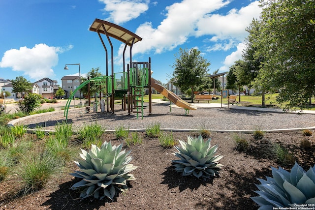 view of jungle gym