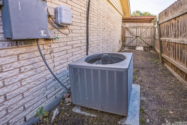 exterior details with central AC unit