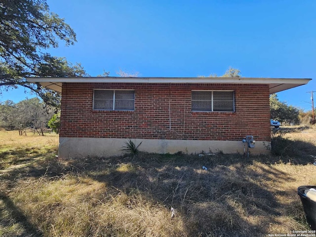 view of side of property