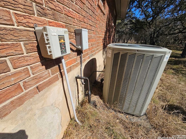 exterior details featuring central air condition unit