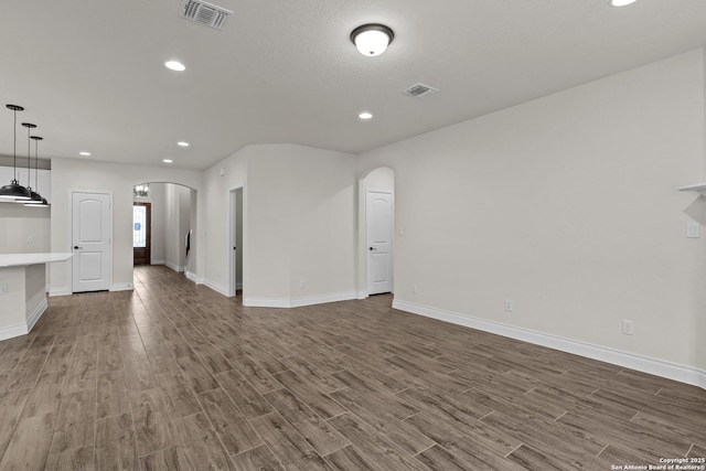 view of unfurnished living room