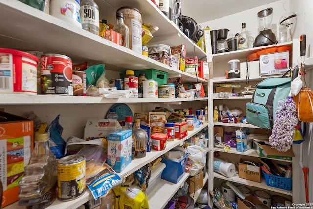 view of pantry