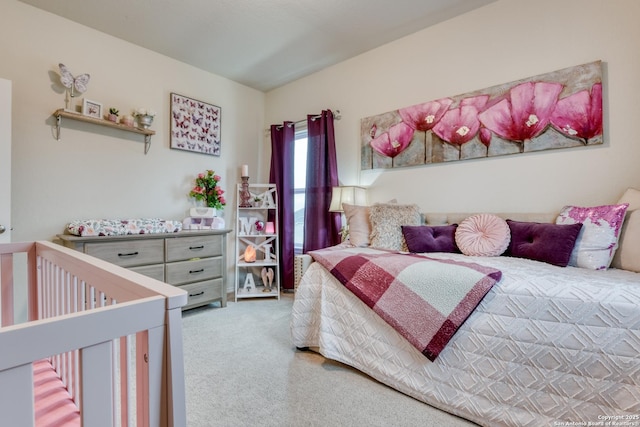 bedroom with carpet flooring