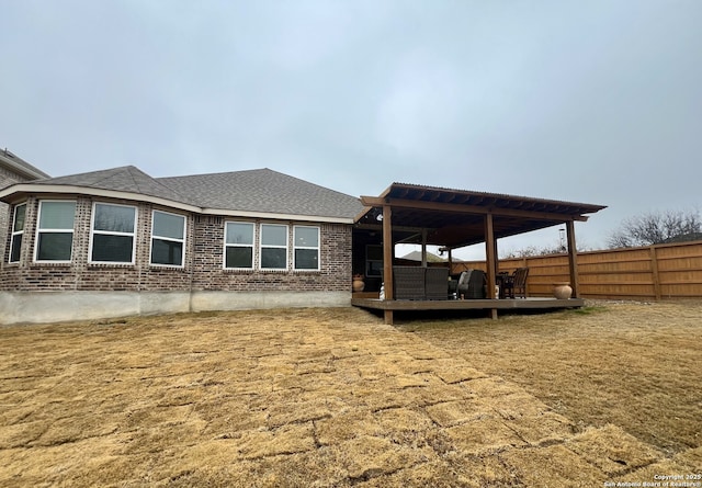 exterior space with a yard and a patio