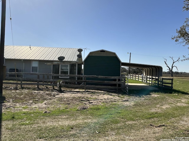 view of stable