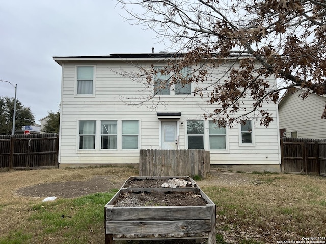 view of back of property