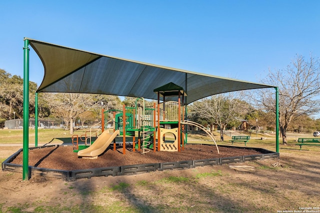 view of communal playground