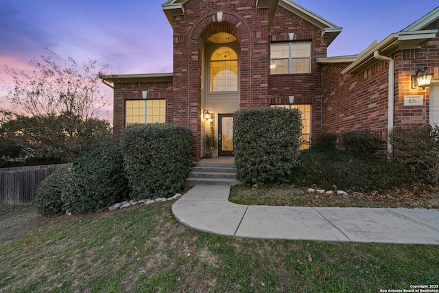 view of front of property